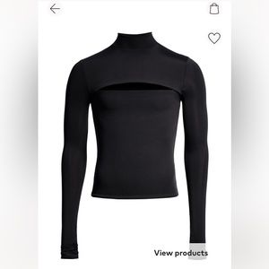 Mugler x H&M Jersey Cut Out Shirt